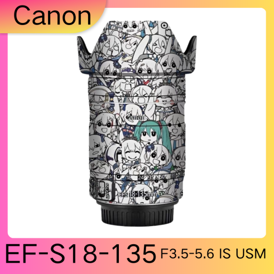 Lentes Canon EFS18-135F3.5-5.6 IS USM  - Pele câmera, adesivo câmera - com alta resistência a arranhões, à prova d'água e com design elegante.